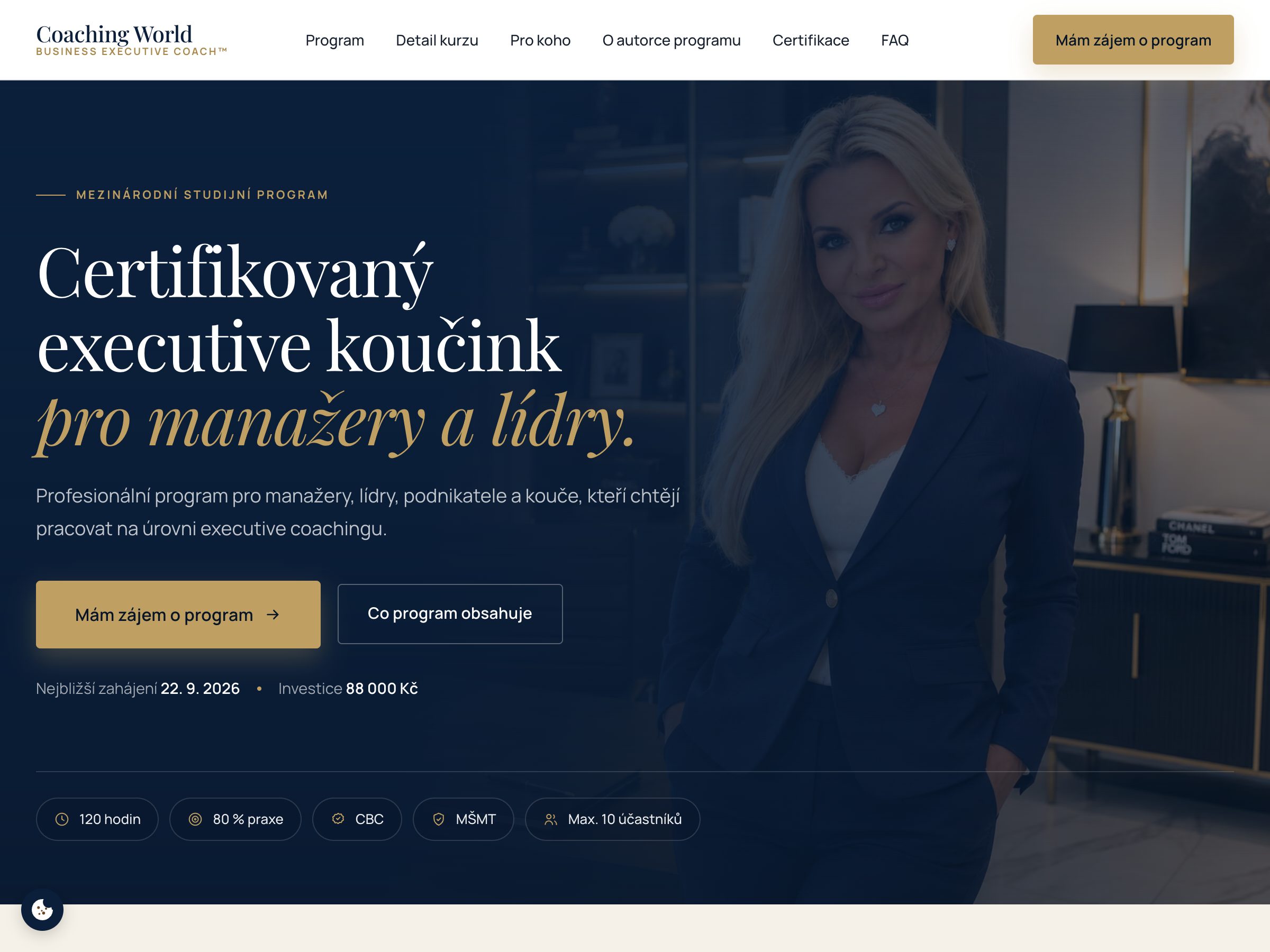 Náhled webu Coaching World