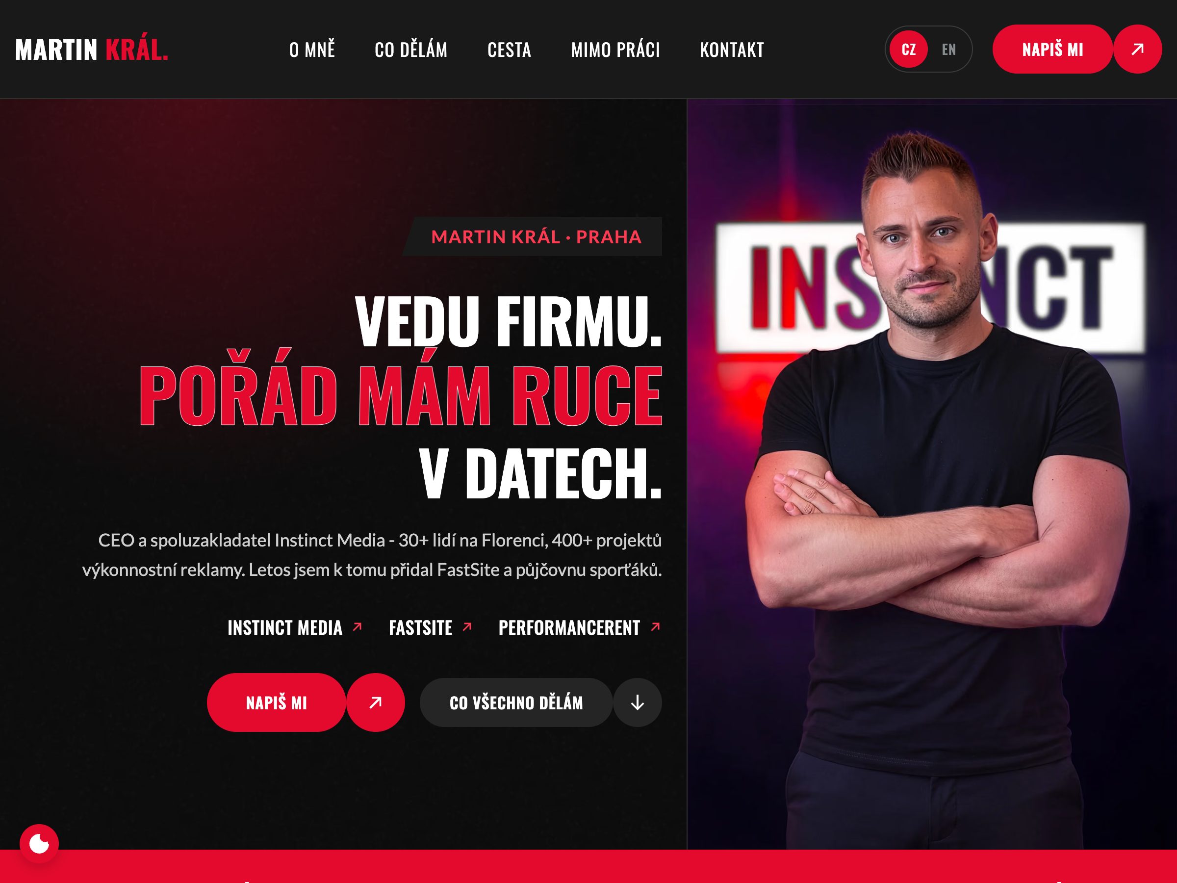 Náhled webu Martin Král