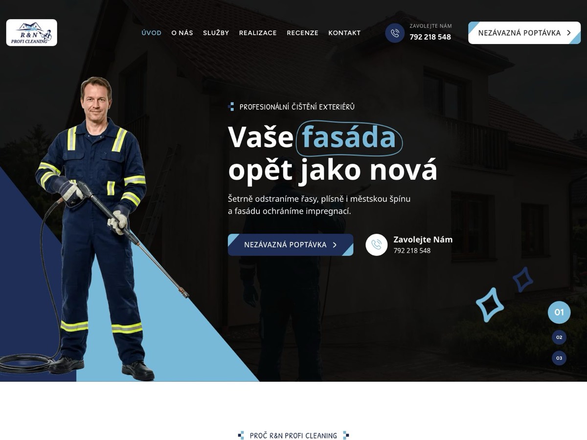 Náhled webu R&N Profi Cleaning