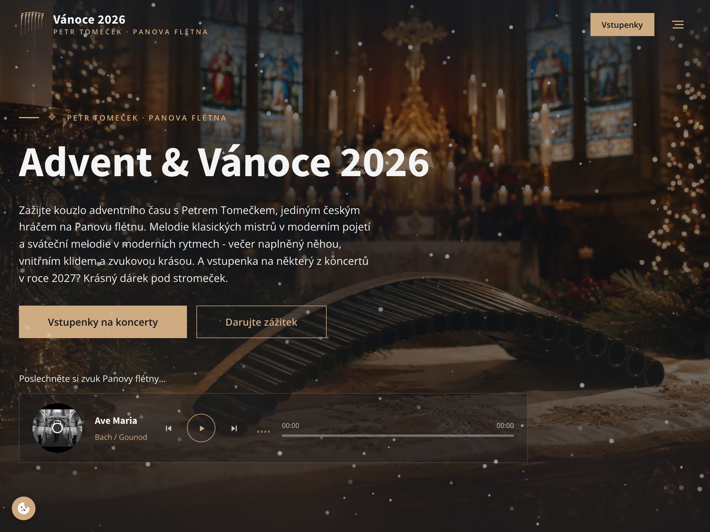Náhled webu Advent & Vánoce 2026